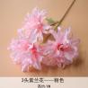 Buy cheap Wedding simulation flower, three head purple orchid, wedding hall flower, home decoration, silk flower, photography, decoration, bouquet from wholesalers