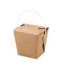 Buy cheap Disposable Rectangle Takeout Hard Paper Box Tray Kraft Food Noodle Box from wholesalers