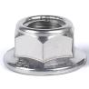 Buy cheap Stainless steel SS304 SS316 Bright DIN 6923 Hexagon Flange Nuts from wholesalers