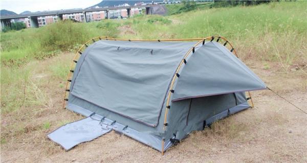 Buy cheap 4WD Swag 1 Person Canvas Tent Fire Prevention Fabric Material For Outdoor Entertainment from wholesalers
