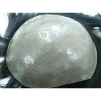 Buy cheap 100% Human Hair Remy Hair 6 inches hair length Thin Skin Toupee in stock product