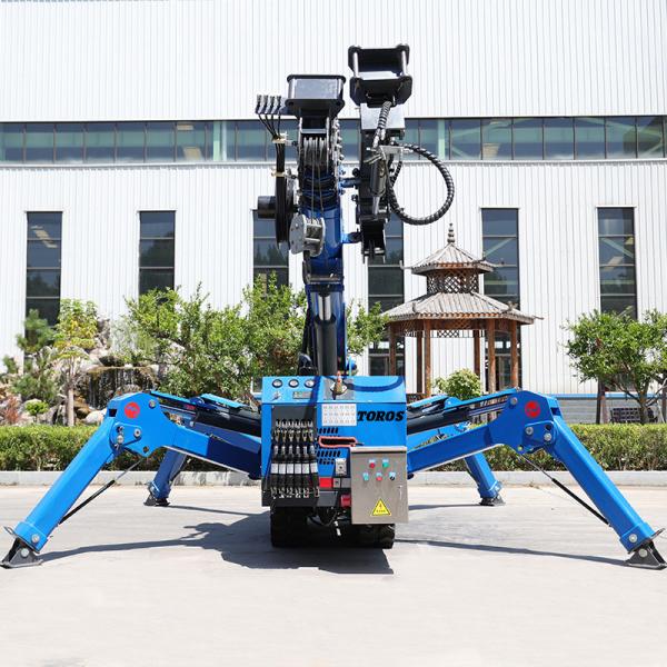 Buy cheap 16m Max. Lifting Height Tracked Spider Crane Energy Efficiency Simple Operation from wholesalers