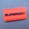 Buy cheap Embossed Sew On OEKO PVC Clothing Labels from wholesalers