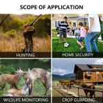 KW591 wildlife camera no-glow dual sensors 1080P waterproof IP67 0.4s trigger