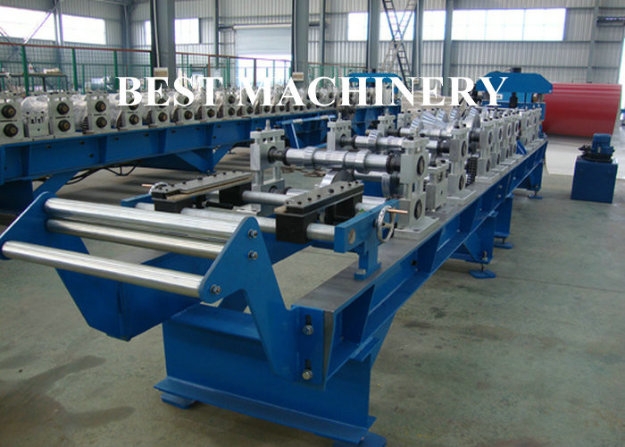 Glazed Aluminum Rib Roof Ridge Metal Roll Forming Machine High Speed