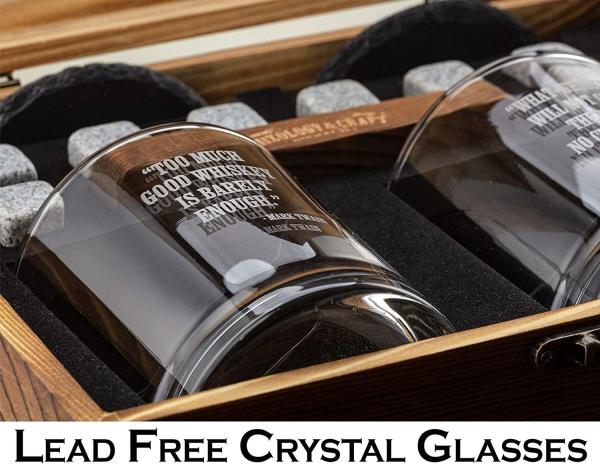 Buy cheap Luxury Wooden Cocktail Box Kit Thanksgiving Whiskey Glass And Stone Set from wholesalers