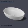 Buy cheap Matt White Chaozhou Hot Sale Oval Above Counter Basin Ceramic Basin from wholesalers