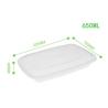 Buy cheap Food grade disposable container plastic fast food lunch boxes, take away food container 650ml 750ml 1000ml 1250ml from wholesalers
