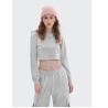 Buy cheap 100% Cotton Plain Crew Neck Sweatshirt Ladies Crop Sweatshirts from wholesalers