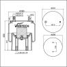 Buy cheap Natural Rubber Air Bag Suspension/ 1R11-106 Air Ride Suspension System Spare Parts Plastic Piston 4157NP05 W01-M58-7074 from wholesalers