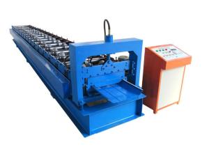China Easy Install Standing Seam Roll Forming Machine Size 7.6*1.4*1.5m With Hydraulic System on sale