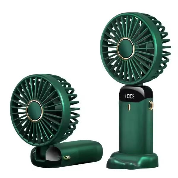 Buy cheap Top Selling Portable Led Display Mini USB Rechargeable Fans Summer Desk Handheld Air Conditioner Cooler for Outside Travel Fold from wholesalers