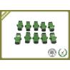 Buy cheap Green Color SC APC Plastic Fiber Optic Adapter Coupler With Ceramic Sleeve from wholesalers