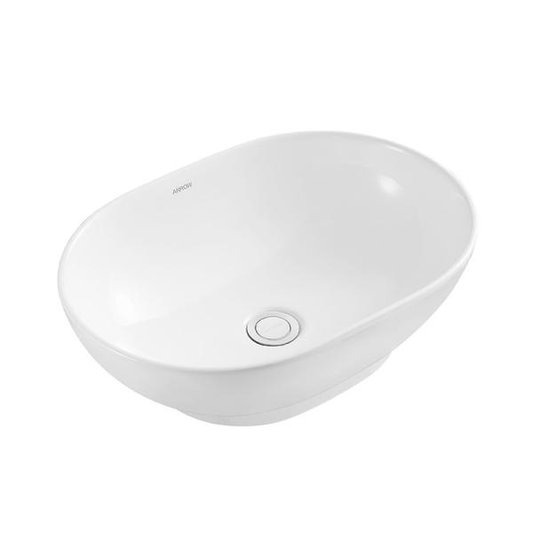 Buy cheap Modern Vanity Counter Top Basin 496x365x155mm Ceramic Glazed from wholesalers