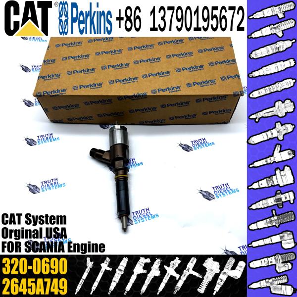 Buy cheap Diesel Fuel Injector 2645A749 320-0690 For CAT 323D Excavator C6.6 Engine from wholesalers