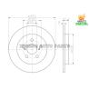 Buy cheap Toyota Prius Auto Brake Disc , Subaru Trezia Lexus Brake Parts Fine Process from wholesalers