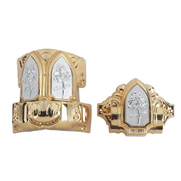 Buy cheap Plastic Metal Iron Silver Gold Madrid Casket Hardware 15-D# from wholesalers