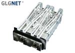 EMI Shielding SFP Cage Connector 2 Ports Female 2.05 mm Press Fit PIN
