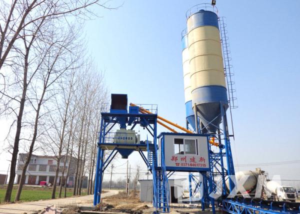 Buy cheap Professional 60m3 Twin Shaft Mixer Batching Plant Belt Type Conveyor from wholesalers