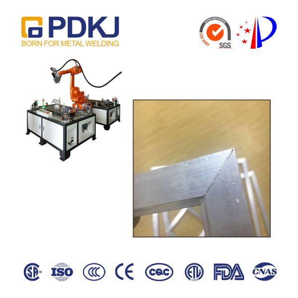 Buy cheap SGS 1mm Thick Laser Industrial Welding Robots 6 Axis Fixed Workbench from wholesalers