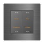 Buy cheap KNX Smart Home Switch Light Control System 86mm Size​ Backlight Design from wholesalers