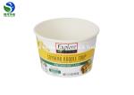 550ML Hot Insulated Paper Soup Bowls Hot Food Cups Custom Logo Printed