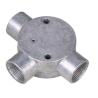 Buy cheap BS Threaded Three Way Junction Box , Weatherproof Metal Conduit Box 1/2" 3/4" from wholesalers