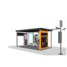 Buy cheap Easy Assemble Stainless Steel Bus Stop 304 Pipe Diameter 114 / 141 / 133MM from wholesalers