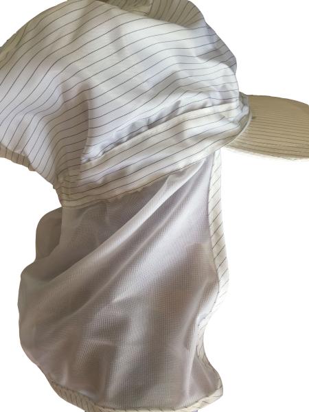 Buy cheap Long Shawl Polyester ESD Cap Anti Static Hat For Dust Free Area Many Colors Available from wholesalers