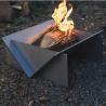 Buy cheap Collapsible Outdoor Camping Portable Corten Steel Metal BBQ Fire Pit Brazier from wholesalers