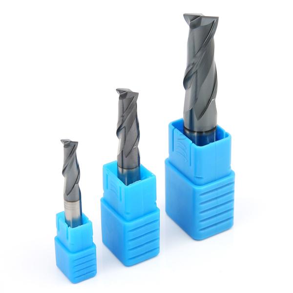 Buy cheap HRC45 2 Flute Milling Cutter 2F Square Keyway Flat End Mill For Steel from wholesalers