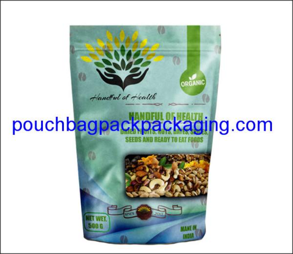 Buy cheap Stand up zipper foil pouch, zip lock doypack, stand up packaging bag pouch for seeds 500g from wholesalers