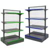Buy cheap supermarket shelves Steel wood shelves retail display gondola shelving/rack for shop from wholesalers