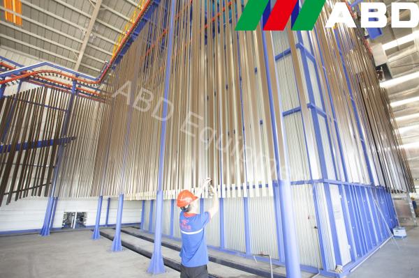 Buy cheap Poly Propylene Automatic Powder Coating Production Line Plant ISO9001 from wholesalers