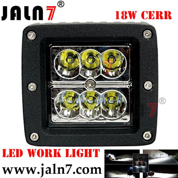 Led Work Light JALN7 18W Car Driving Lights Fog Light Off Road Lamp Car Boat