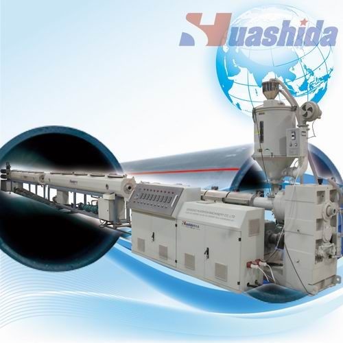 20-Year HDPE Solid Pressure Pipe Extruder Production Line For Water Gas Oil Supply