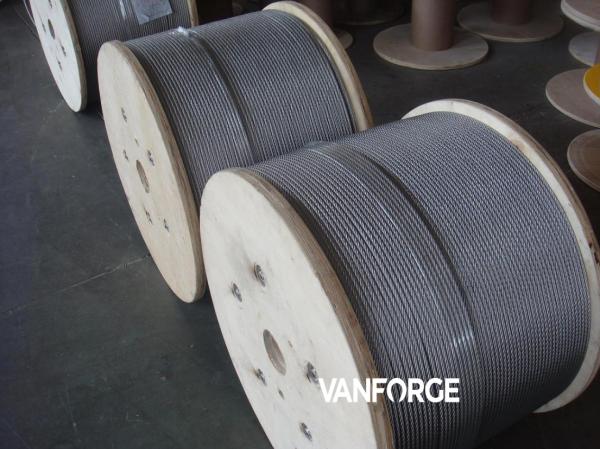 Buy cheap 6x36 FC IWRC Construction Wire Rope Stainless Steel 316 , Marine Wire Rope from wholesalers