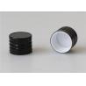 Buy cheap Plastic Storage Caps For Canning Jars Black Color Ribbed 24 / 410 from wholesalers
