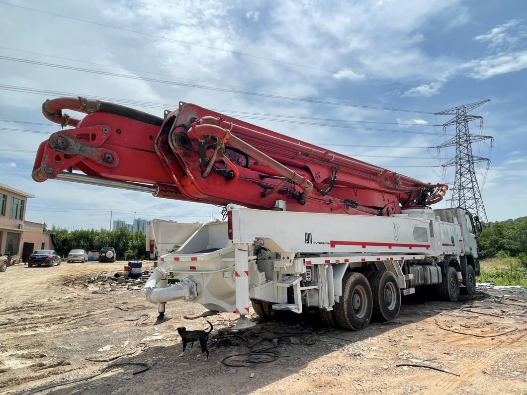 Construction Machinery Putzmeister 56 Meter on Benz Concrete Pump Truck