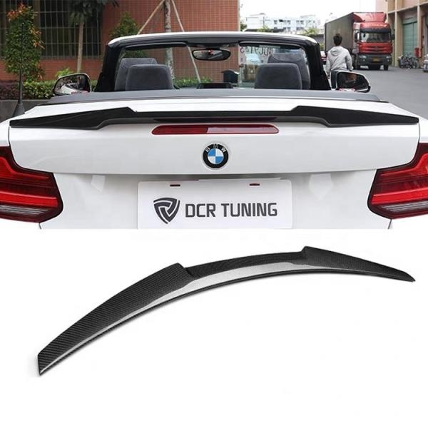 Auto Suspension System Carbon Fiber Rear Wing Trunk Spoiler for BMW 2 Series F22