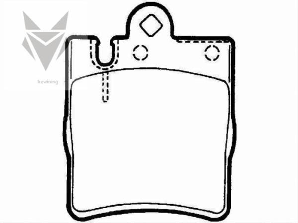 Buy cheap Auto Brake Pads MERCEDES BENZ E-Class W210 CLK Convertible A208 002 420 52 20 from wholesalers