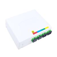 Buy cheap 4 Cores Plastic Fiber Optic Faceplate Socket Panel SC Connector For FTTX Indoor product