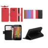 Buy cheap MOTO G PU Cover Card Holder Wallet Leather Cases Accurate Holes Magnetic Buckle Design from wholesalers