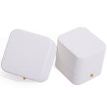 Thick Sponge Silk Necklace Leather Jewelry Box with Custom Logo Rectangle Shape