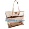 Buy cheap Pvc Customized Women Clear Bag Waterproof Shoulder Bag With Cosmetic, pvc clear beach bags/ pvc shoulder bag factory from wholesalers