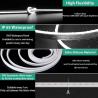 Buy cheap White Led Strip Lights 16.4ft/5m Neon Light Strip 12V Flex Waterproof Neon LED Strip Silicone LED Neon Rope Light For Kitchen Bedroom Indoor Outdoor from wholesalers