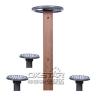 Buy cheap outdoor fitness equipments WPC materials based hip twister from wholesalers