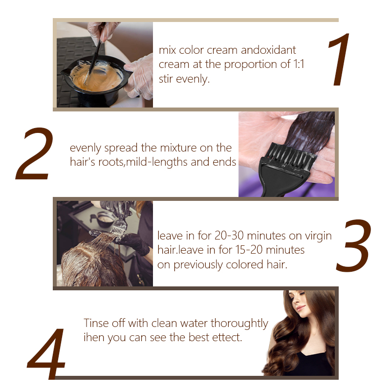 Vibrant And Lasting Hair Color With Professional Permanent Hair Dye Cream
