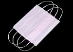 Pink Surgical Medical Protective Mask Customized Disposable Earloop Mask