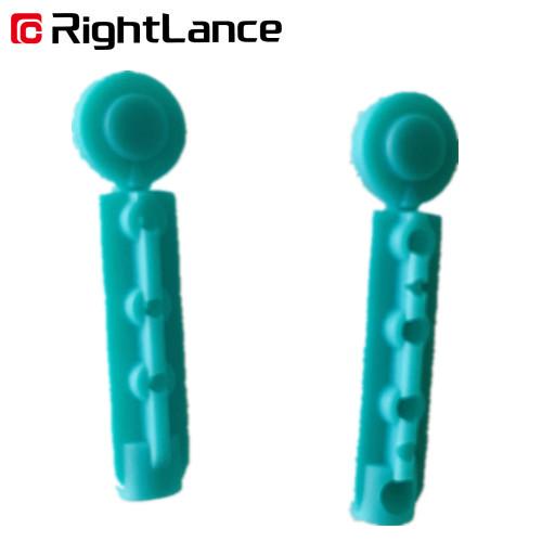 Buy cheap 33G 0.2mm Medical Blackish Green Lancet Lancing Device Sugar Test from wholesalers
